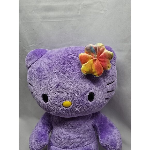 Build-A Bear 2012 Tie Dye Sanrio Purple Love Hello With Bow Limited Edition - Picture 2 of 15